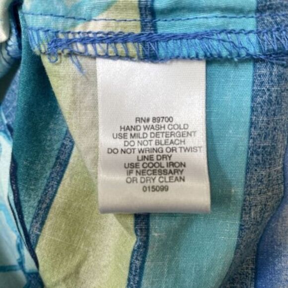 Liz Claiborne Women's Size 20W Blue Floral skirt Surplice Sleeveless Dress - Picture 10 of 10